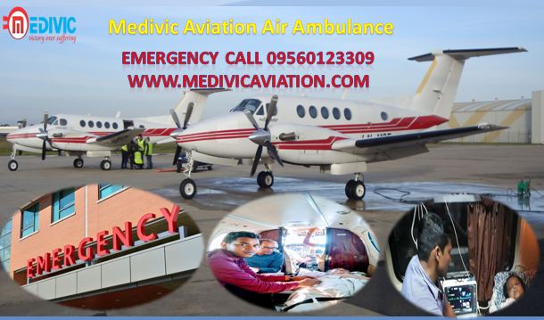 Timely Rescue Service-Medivic Aviation Air Ambulance Guwahati to Delhi